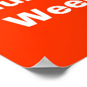 Bonne Semaine des infirmières! affiche We Love Our (Coin)