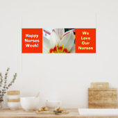 Bonne Semaine des infirmières! affiche We Love Our (Cuisine)