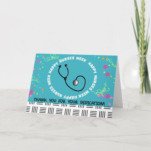 Bonne semaine des infirmières Carte III (Devant)