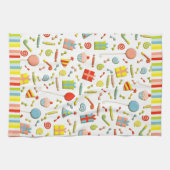 Bonne serviette de cuisine d'anniversaire (Horizontal)