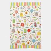 Bonne serviette de cuisine d'anniversaire (Vertical)