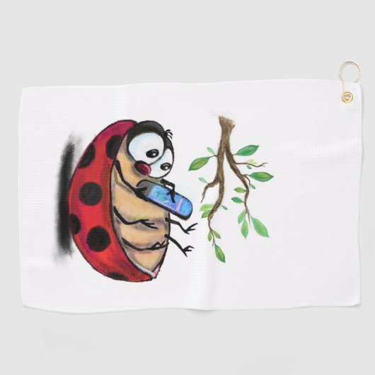 Bonne serviette de golf Little Ladybug (Horizontal)
