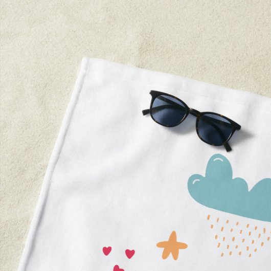 Bonne serviette de plage de Puggy (En situation)