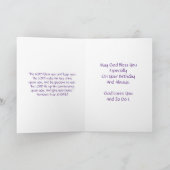 Bonne Soeur d'anniversaire - Carte GH (Intérieur)