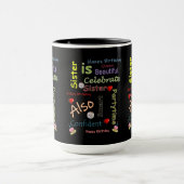 Bonne soeur Mug Anniversaire (Centre)