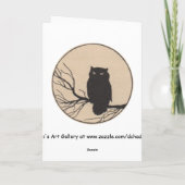 Bonne Sorcière - Carte Halloween (Dos)