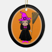 Bonne sorcière - Ornements d'arbre d'Halloween per (Gauche)