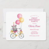 Bonne Souris Invitation Anniversaire (Devant)