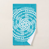 Bonne spirale et points (Serviette à main)