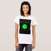 Bonne St. Patrick's Day femme blanc T-shirt (Devant entier)