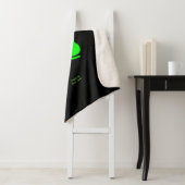 Bonne St. Patrick's Day Large couverture Sherpa (En situation)