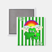 Bonne St. Patrick's Day Magnet Shamrock (Recto/Verso)