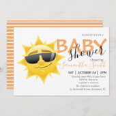 Bonne Sunshine Boho Invitation (Devant / Derrière)