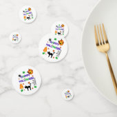 Bonne table d'Halloween Confetti (Groupe)