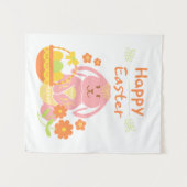 Bonne Tapisserie de lapin de Pâques (Devant (Horizontal))
