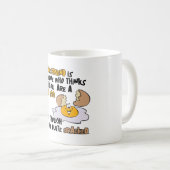 Bonne tasse d'oeufs - choisissez le style et la (Devant droit)