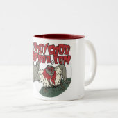 Bonne tasse sanglante de logo d'horreur (Devant droit)