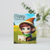 Bonne traversée postale, Carte postale pour traver (Debout devant)