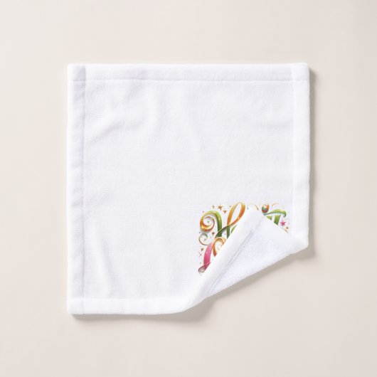 Bonne typographie de Pâques (Gant de toilette)