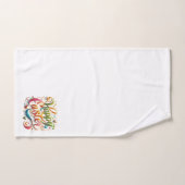 Bonne typographie de Pâques (Serviette à main)