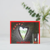 Bonne Valentines Day Heart in Tree Carte postale (Debout devant)