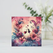 Bonne Valentines Day Love Cartes (Debout devant)