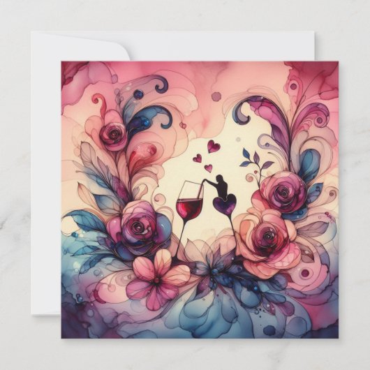 Bonne Valentines Day Love Cartes (Devant)