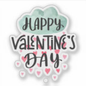 Bonne valentines jour autocollant (Devant)