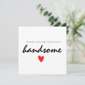 Bonne Valentines Jour belle carte de vacances (Debout devant)