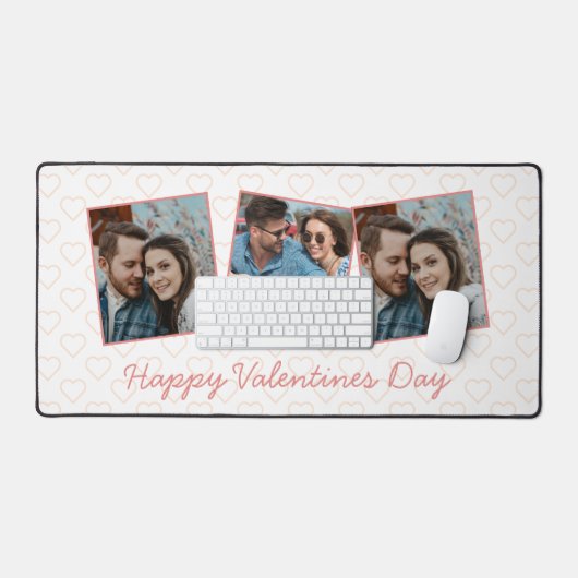 Bonne Valentines mignonne 3 Motif de coeur photo (Clavier et souris)