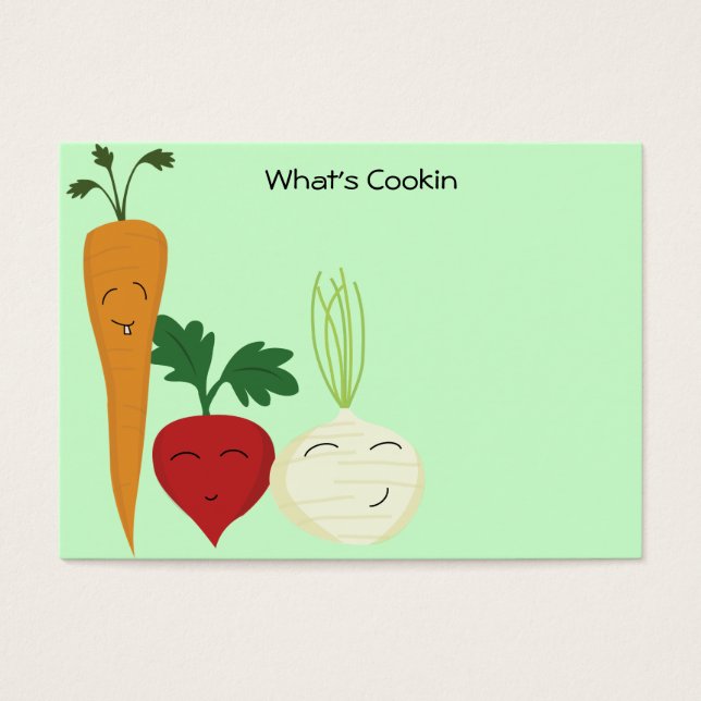 Bonne Veggie Recette Cartes (Devant)