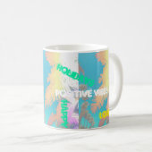 Bonne Vibes tropicales Palm Trees Mug Cup (Devant droit)