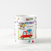 Bonne voiture de clown de Mug Anniversaire (Centre)