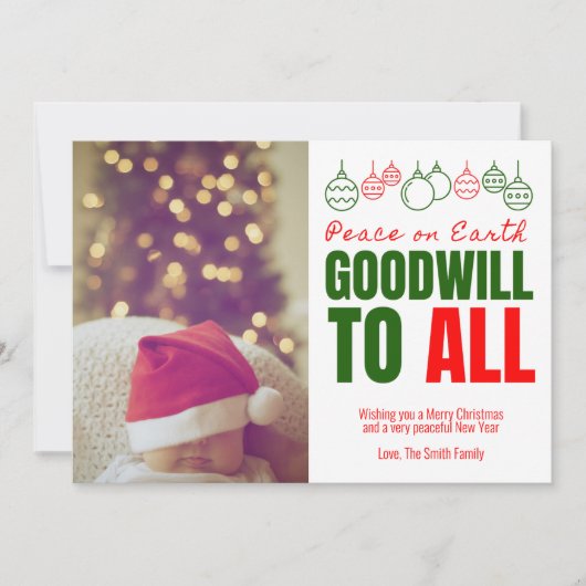 Bonne volonté à tous les Cartes photos (Devant)