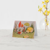 Bonne volonté Rabbits Carte de voeux (Fleur jaune)