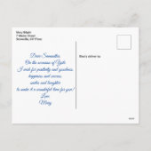 Bonne Yuletide Noël Chèvre Fête Carte postale (Dos)