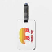 Bonners Ferry Idaho Rainbow Beer Bagagelabel (Achterkant verticaal)