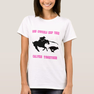 "Bonnes cow-girls occidentales…" T-shirt de dame