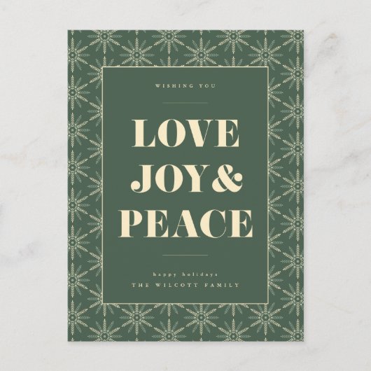 BONNES FÊTES | Ajouter Votre Carte Postale Photo (Devant)