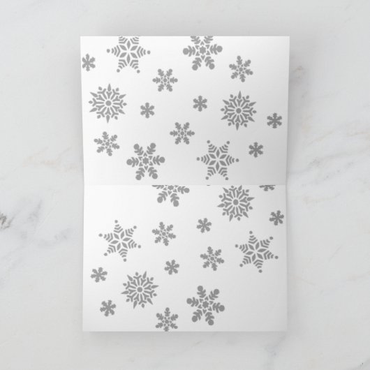 Bonnes Fêtes, carte de vacances (Intérieur)