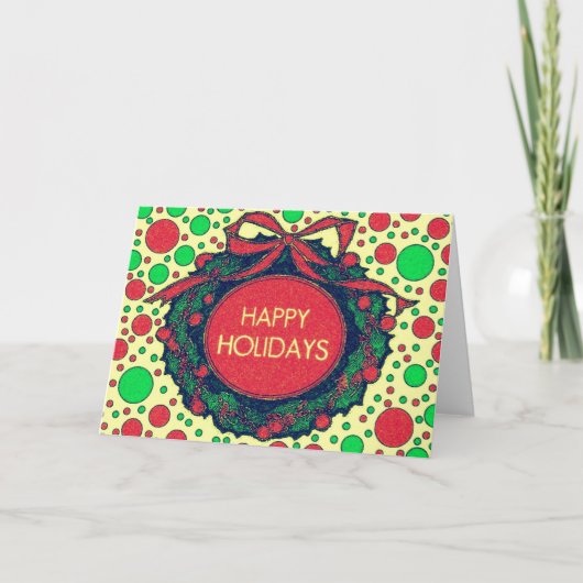 Bonnes fêtes - carte de voeux (Devant)