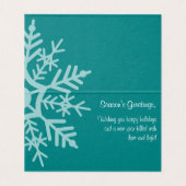 Bonnes Fêtes - Carte pliante Holidayz (Inside Unfolded)