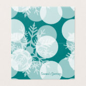 Bonnes Fêtes - Carte pliante Holidayz (Outside Unfolded)