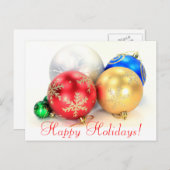 Bonnes fêtes carte postale (Devant / Derrière)