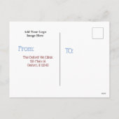 Bonnes fêtes cartes de Noël d'affaires d'animal (Dos)