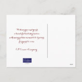 Bonnes Fêtes d'affaires de la carte All Us (Dos)