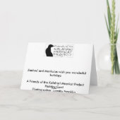 Bonnes Fêtes de Zaphod et de Monkulus - carte (Dos)