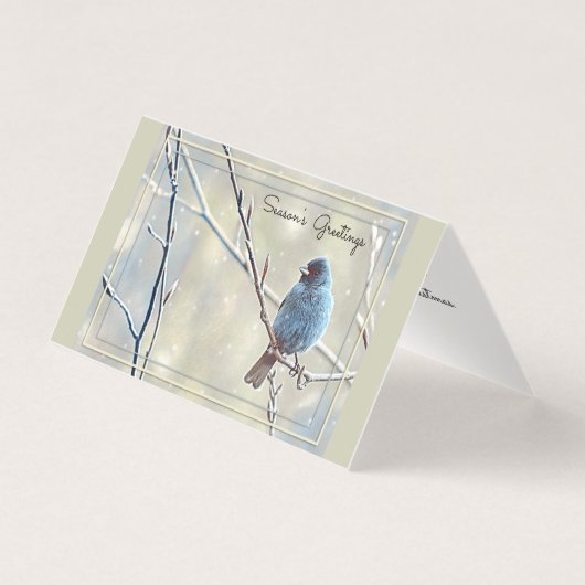 Bonnes Fêtes - Indigo Bird (Front)