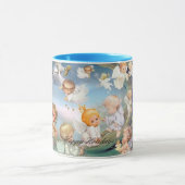 Bonnes fêtes la tasse de l'ange de bébé (Centre)