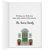 Bonnes Fêtes Maison de Noël (Intérieur (Droit))